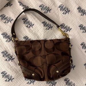 Coach Carly brown Bag